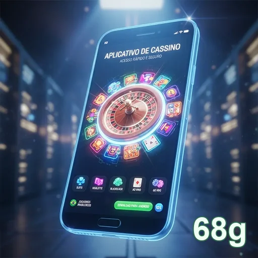 Jogadores acessam aplicativos de cassino no 68g.