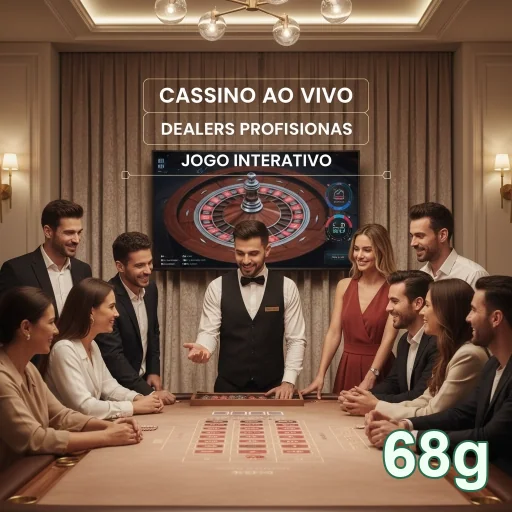 Experiência de cassino ao vivo na plataforma 68g.